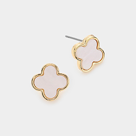 Quatrefoil Stud Earrings