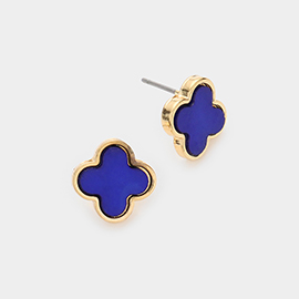 Quatrefoil Stud Earrings