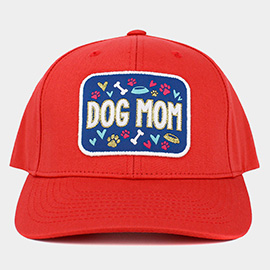 Dog Mom Message Baseball Cap