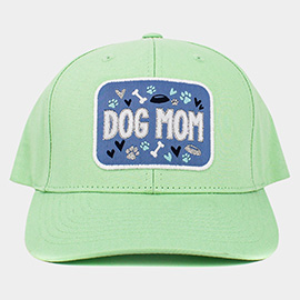 Dog Mom Message Baseball Cap