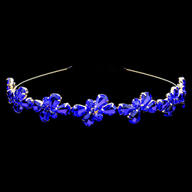 Teardrop Stone Cluster Headband