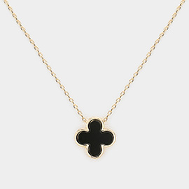 Quatrefoil Pendant Necklace