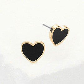 Heart Stud Earrings