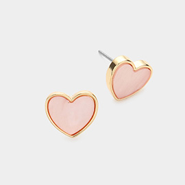 Heart Stud Earrings