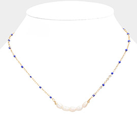 Pearl Seed Beads Necklace