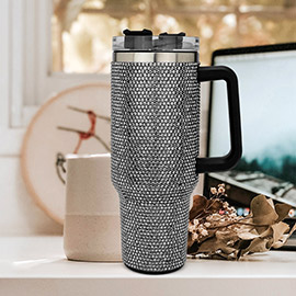 Bling Studded 40oz Stainless Steel Tumbler