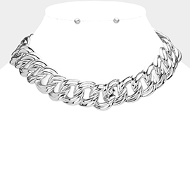 Chunky Metal Chain Necklace