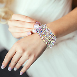 Rhinestone Evening Bracelet