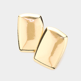 Metal Rectangle Earrings