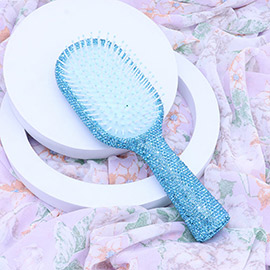 Bling Rhinestone Pave Hair Brush