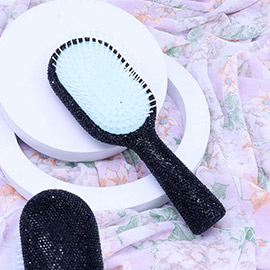 Bling Rhinestone Pave Hair Brush