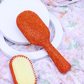 Bling Rhinestone Pave Hair Brush