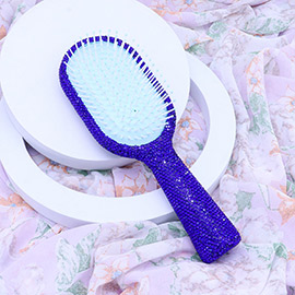 Bling Rhinestone Pave Hair Brush