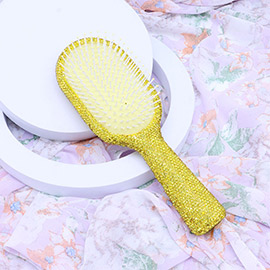 Bling Rhinestone Pave Hair Brush