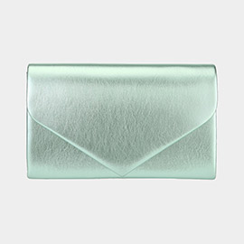 Metallic Envelope Evening Clutch Bag / Crossbody Bag