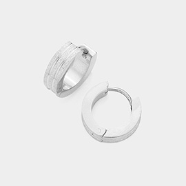 Stainless Steel Mini Hoop Huggie Earrings