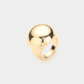 Metal Dome Ring