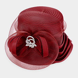 Bow Accented Dressy Hat