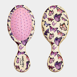 WET-N-DRY Detangling Mini Hair Brush - Butterfly