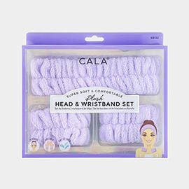 3PCS - Plush Headband & Wristband Set