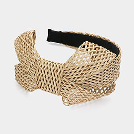 Mesh Bow Knot Headband