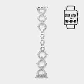 Rhinestone Paved Chain Link Apple Watch Band