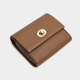 Faux Leather Card Holder Wallet