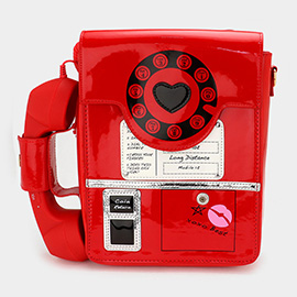 Telephone Shaped Shoulder / Crossbody Bag