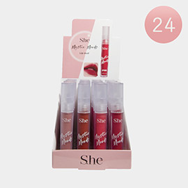 24PCS - Mystic Moods Lip Muds