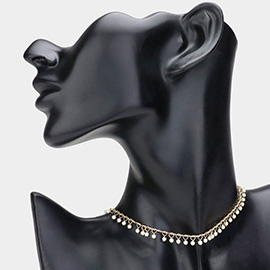 Pearl Strand Choker Necklace