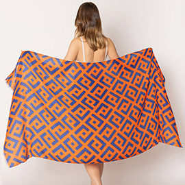 Geometric Print Scarf