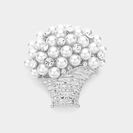 Pearl Bouquet Pin Brooch