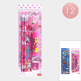 12 SET OF 6 - Kids Stationary Sets