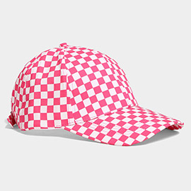 Checkered Baseball Cap