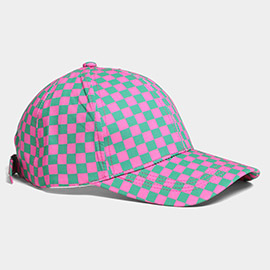 Checkered Baseball Cap