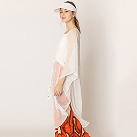 Lurex String Poncho