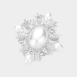 Pearl Pin Brooch