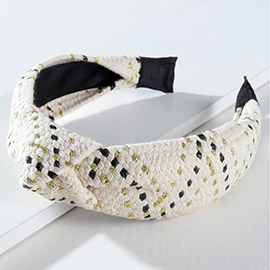 Fabric Knot Centered Headband