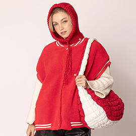 Game Day Quilted Puffer Shoulder / Crossbody Bag Cloud Bag