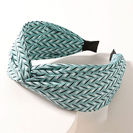 Abstract Printed Knot Headband