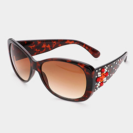 Crystal Embellished Sunglasses