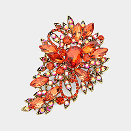 Crystal Bouquet Pin Brooch / Pendant