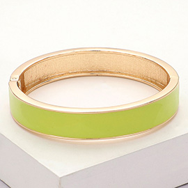 Enamel Hinged Bange Bracelet