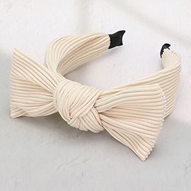 Fabric Knot Bow Headband