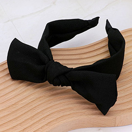 Fabric Knot Bow Headband