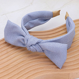 Fabric Knot Bow Headband