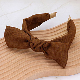 Fabric Knot Bow Headband