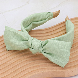 Fabric Knot Bow Headband