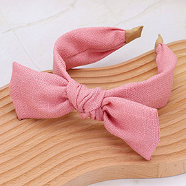 Fabric Knot Bow Headband