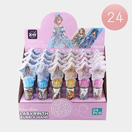 24PCS - Dream Princess Labyrinth Bubble Wand